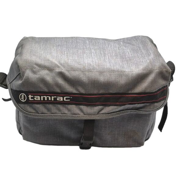 Vintage Tamrac Lens Bridge Camera Bag Model 603 Gray 12x9x6" Shoulder Strap - Picture 1 of 10